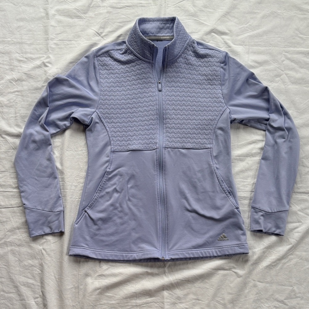 Adidas Lavender Full-Zip Jacket (NO SIZE TAG) Appears to be Women’s XS